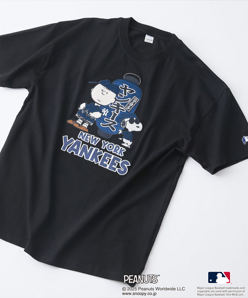 【PEANUTS×MLB】オリジナルデザイン 和柄Ｔシャツ ドジャース ヤンキース カブス スーベニア