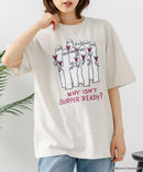 【ムーミン】 【綿100%のしっかりした生地】オリジナルデザイン キャラクター刺繍Tシャツ リトルミイ ニョロニョロ 大人カジュアル ユニセックス