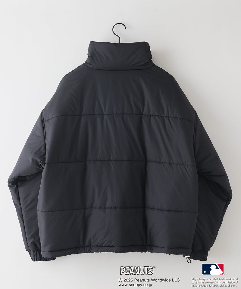 【PEANUTS×MLB】オリジナルデザイン ナイロンパファージャケット 中綿ジャケット ヤンキース ドジャース ホワイトソックス