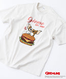 『グレムリン』 オリジナルデザイン 刺繍 Tシャツ ギズモ ドロップショルダー ビッグシルエット ユニセックス キャラクター