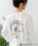 【CONVERSE/コンバース】×【TOM AND JERRY/トムとジェリー】両面プリント オーバーサイズ ロンT