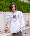 【MLB/メジャーリーグベースボール】 裏起毛 レトロロゴ クルーネックトレーナー スウェット