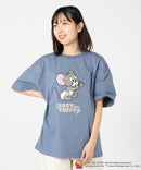 TOM AND JERRY トムとジェリー Tシャツ オリジナルデザイン ジェリー タフィー ドロップショルダー ビッグシルエット ユニセックス キャラクター ❘ジーンズメイト公式オンラインショップ