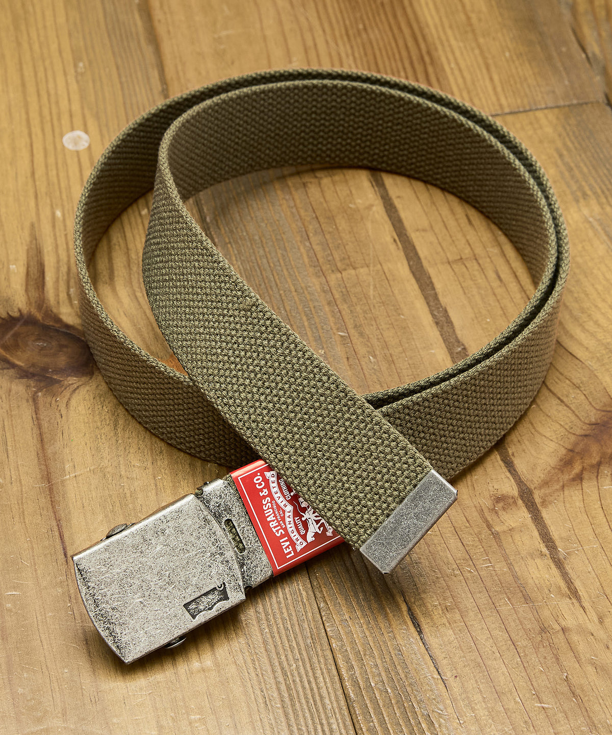 Levi Strauss & Co. ベルトバックル Levi's/リーバイス】シルバーバックルGIベルト