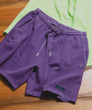 【THRASHER/スラッシャー】ヘビーウェイト ピグメント加工スウェットショートパンツ zo パープル ❘ジーンズメイト公式オンラインショップ