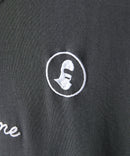 【BRKNHOME/ブロークンホーム】×【ZERO STAIN/ゼロステイン】【ホッケー風デザイン】コラボTシャツ 汗染み防止 ワンポイント オーバーサイズ