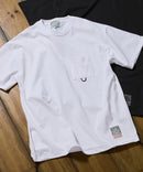 【OUTDOOR EXCHANGE/アウトドアエクスチェンジ】×【ZERO STAIN/ゼロステイン】コラボ 裾ドローコード 胸ポケット Tシャツ