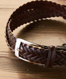 【BEVERLY HILLS POLO CLUB/ビバリーヒルズポロクラブ】編み込みベルト