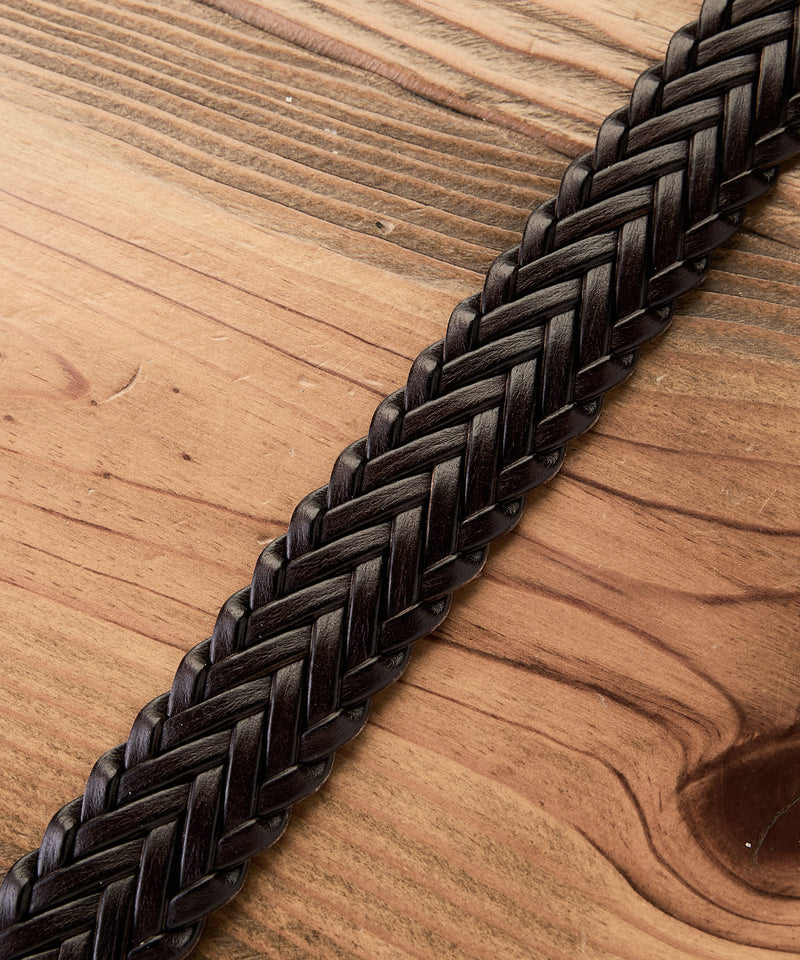 【BEVERLY HILLS POLO CLUB/ビバリーヒルズポロクラブ】編み込みベルト