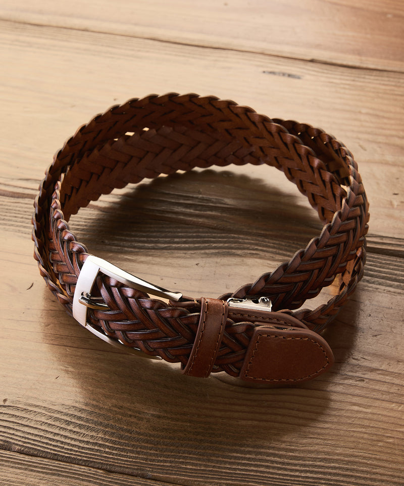 【BEVERLY HILLS POLO CLUB/ビバリーヒルズポロクラブ】編み込みベルト