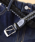 【BEVERLY HILLS POLO CLUB/ビバリーヒルズポロクラブ】編み込みベルト