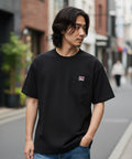 【BEN DAVIS/ベンデイビス】 BENS POCKET TEE ワンポイント 胸ポケットTシャツ ブラック ❘ジーンズメイト公式オンラインショップ