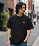 【BEN DAVIS/ベンデイビス】 BENS POCKET TEE ワンポイント 胸ポケットTシャツ ブラック ❘ジーンズメイト公式オンラインショップ