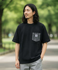 【BEN DAVIS/ベンデイビス】DENIM POCKET T デニムポケットTシャツ ブラック ❘ジーンズメイト公式オンラインショップ