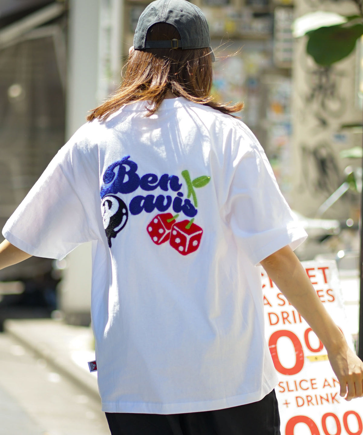 BEN DAVIS ベンデイビス バック 刺繡 Tシャツ