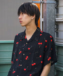 接触冷感 総柄 アロハシャツ レーヨン100％ オープンカラー 開襟 ストリート モード カジュアル 夏服  UNIIT ユニット