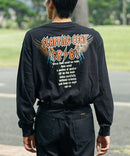 ピグメント加工 ヴィンテージライクプリントロンT 90s 古着 ロックT