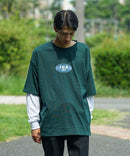 FILA  フェイク レイヤード 胸ワンポイント ロンT