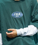 FILA  フェイク レイヤード 胸ワンポイント ロンT