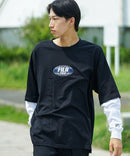 FILA  フェイク レイヤード 胸ワンポイント ロンT
