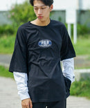 FILA  フェイク レイヤード 胸ワンポイント ロンT