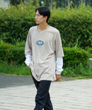 FILA  フェイク レイヤード 胸ワンポイント ロンT