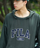 FILA  カレッジ ワッペン ビッグ シルエット フーディー