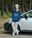 FILA  カレッジ ワッペン ビッグ シルエット フーディー