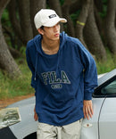 FILA  カレッジ ワッペン ビッグ シルエット フーディー