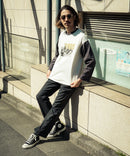 【THE BEATLES】 袖配色 ビッグ シルエット ロンT ツアーT バンドT ロックT 60年代 70年代 80年代 ビートルズ