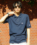 CHAMPION チャンピオン ワンポイント 鹿の子 ポロシャツ  C3-X35 男女兼用 ブランド コットン 綿100％ カジュアル ゴルフ テニス 衣替え 入学 卒業 新生活