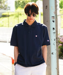 CHAMPION チャンピオン ワンポイント 鹿の子 ポロシャツ  C3-X35 男女兼用 ブランド コットン 綿100％ カジュアル ゴルフ テニス 衣替え 入学 卒業 新生活