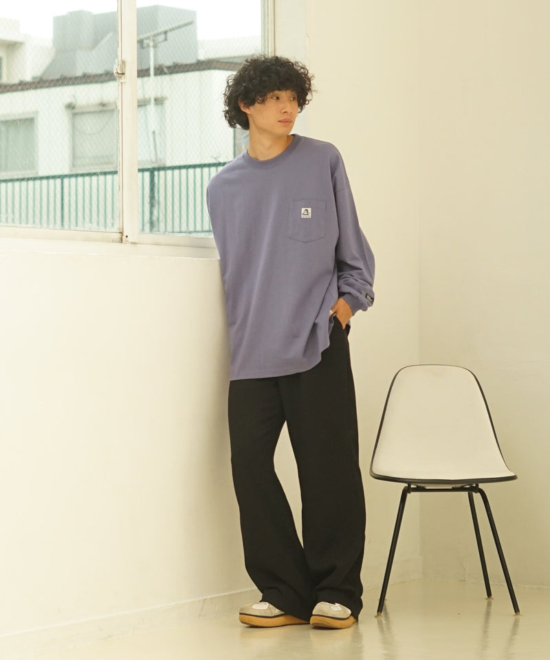 ポケット付き BIG ロング Tシャツ ロンT BEN DAVIS ベンデイビス