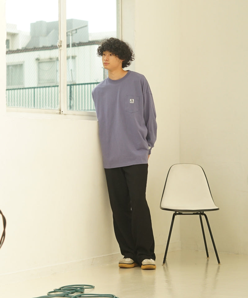 ポケット付き BIG ロング Tシャツ ロンT BEN DAVIS ベンデイビス