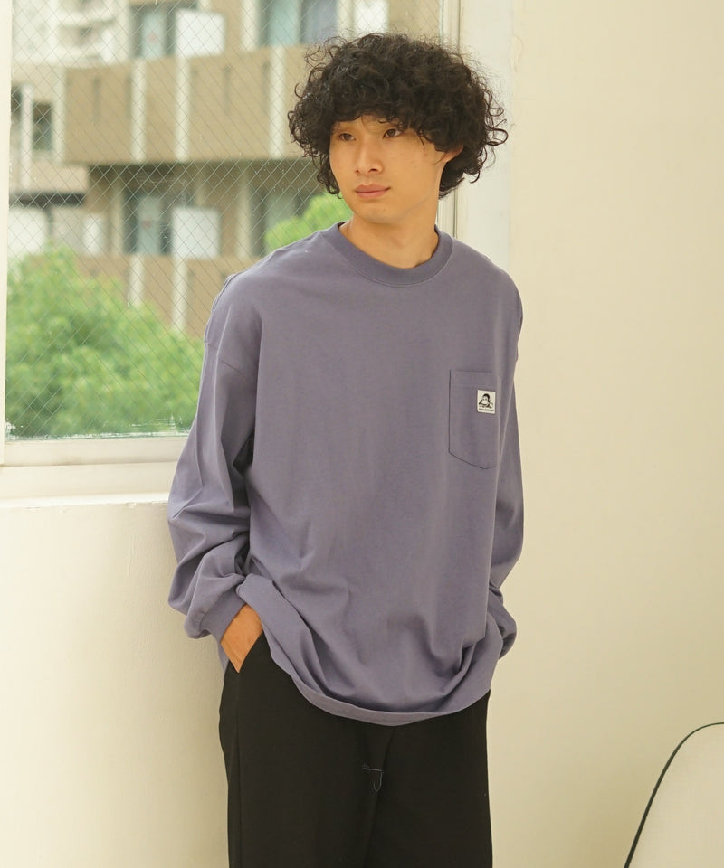 ポケット付き BIG ロング Tシャツ ロンT BEN DAVIS ベンデイビス