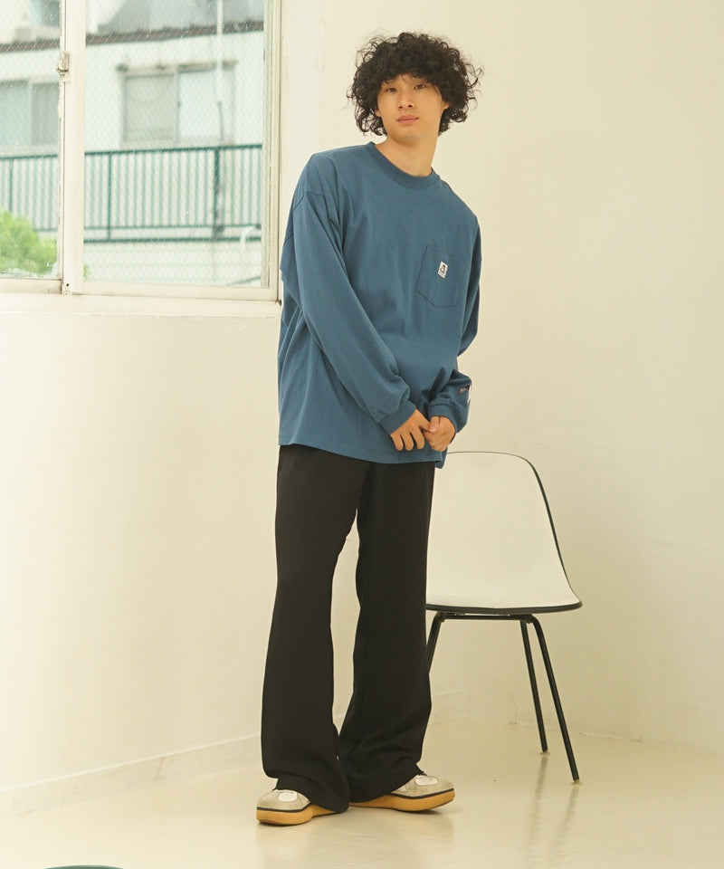 ポケット付き BIG ロング Tシャツ ロンT BEN DAVIS ベンデイビス