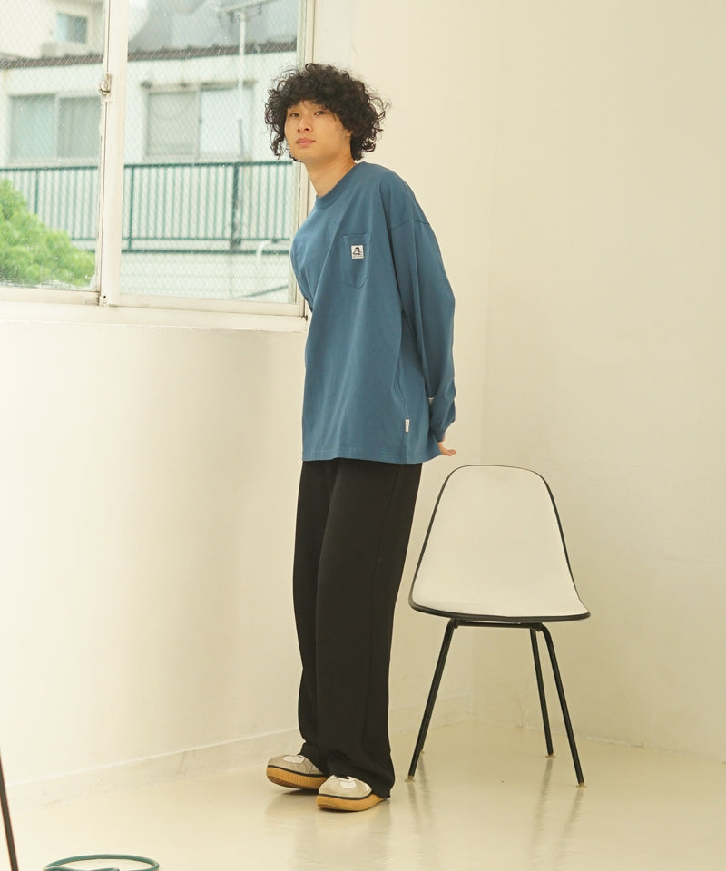 ポケット付き BIG ロング Tシャツ ロンT BEN DAVIS ベンデイビス