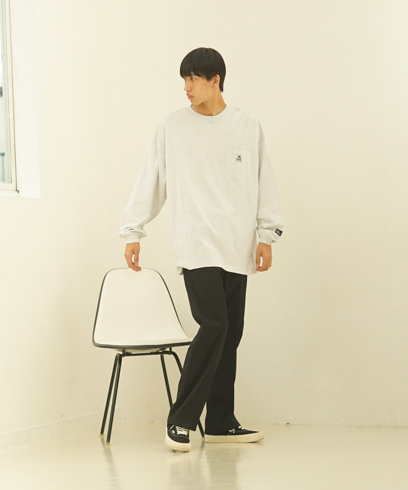 ポケット付き BIG ロング Tシャツ ロンT BEN DAVIS ベンデイビス