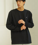 BEEFY ワンポイント ロング Tシャツ ロンT ビーフィー HANES ヘインズ　H8-X401