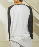 USAコットン  ワンポイント ラグラン ロング Tシャツ ロンT   サスティナブル  CHAMPION チャンピオン