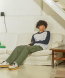 USAコットン  ワンポイント ラグラン ロング Tシャツ ロンT   サスティナブル  CHAMPION チャンピオン