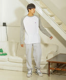 USAコットン  ワンポイント ラグラン ロング Tシャツ ロンT   サスティナブル  CHAMPION チャンピオン