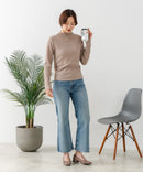 【C-FORT POINT/フォートポイント】カットシャーリング ボトルネックロンＴ