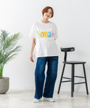 【C-FORT POINT/フォートポイント】カラフルロゴプリント ワイドシルエットTシャツ 韓国ファッション 部屋着 ワンマイル 春夏 ゆったり 綿100% ❘ジーンズメイト公式オンラインショップ
