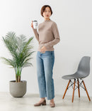 【C-FORT POINT/フォートポイント】カットシャーリング ボトルネックロンＴ