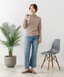 【C-FORT POINT/フォートポイント】カットシャーリング ボトルネックロンＴ