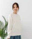 【CONVERSE/コンバース】バッグプリント ブランドロゴ スウェットトレーナー