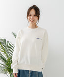 【CONVERSE/コンバース】バッグプリント ブランドロゴ スウェットトレーナー