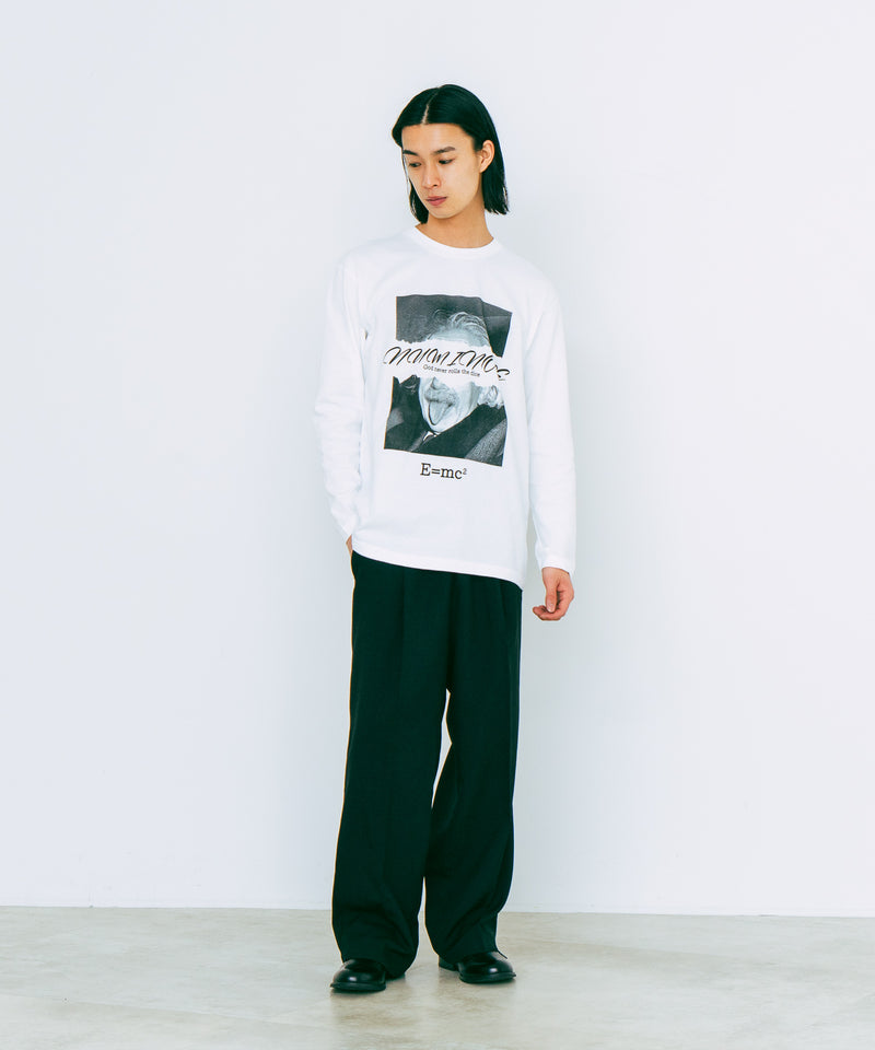 Einstein +mosaic Long Tee