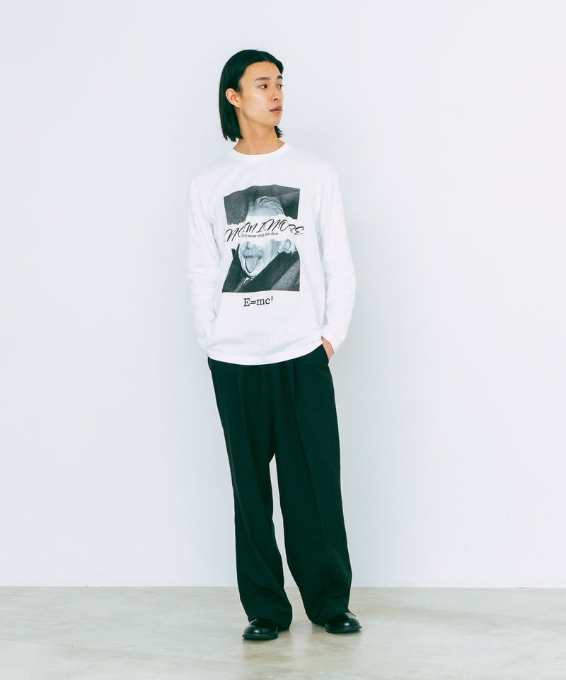 Einstein +mosaic Long Tee